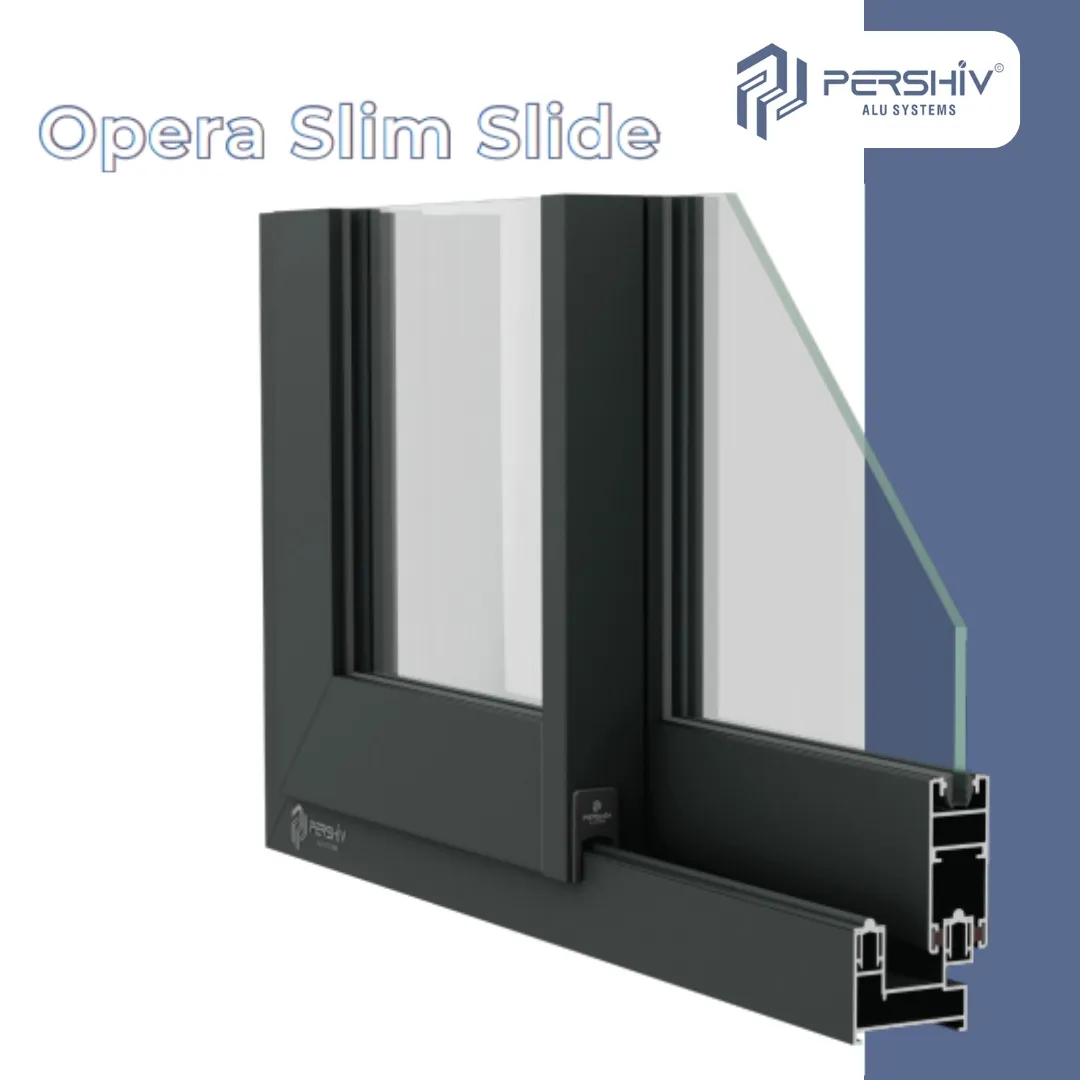 Opera Slim Slide Aluminium Window image